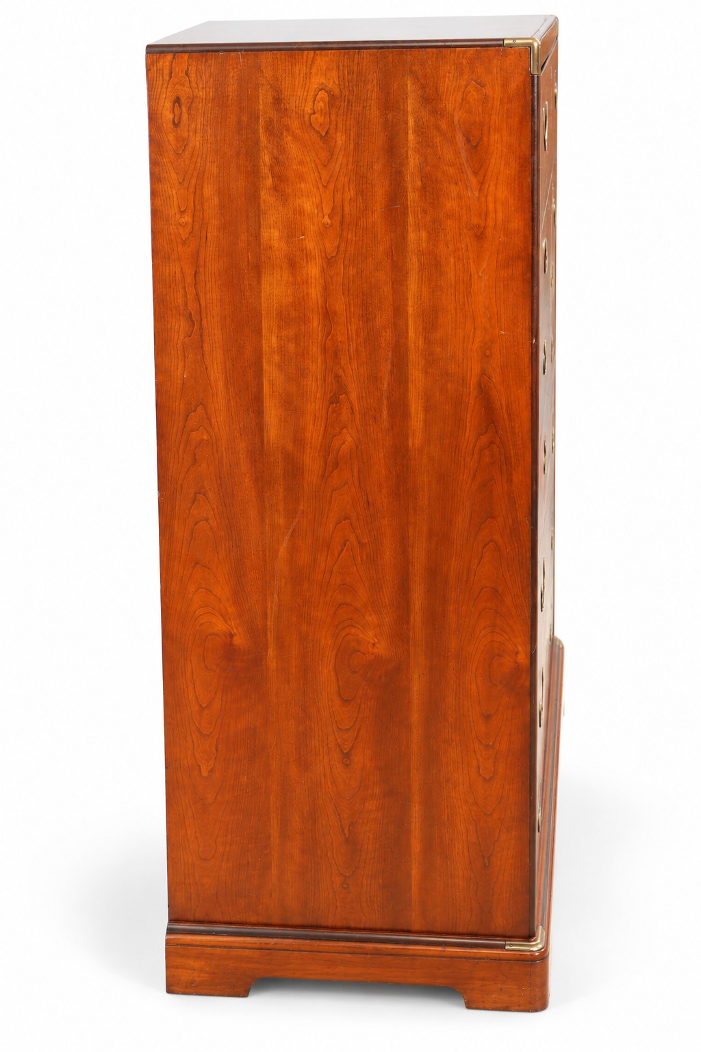 National Mt. Airy Campaign-Style Tall Chest With Brass Hardware — view 6