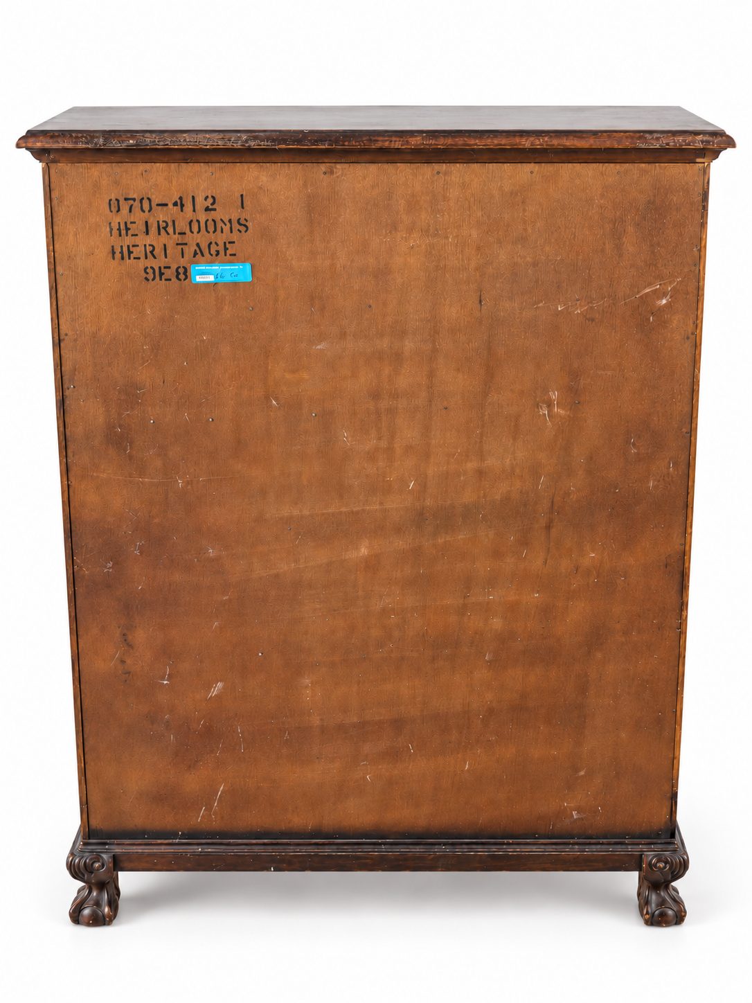 Vintage Drexel Chippendale-Style Seven-Drawer Tall Chest — view 12