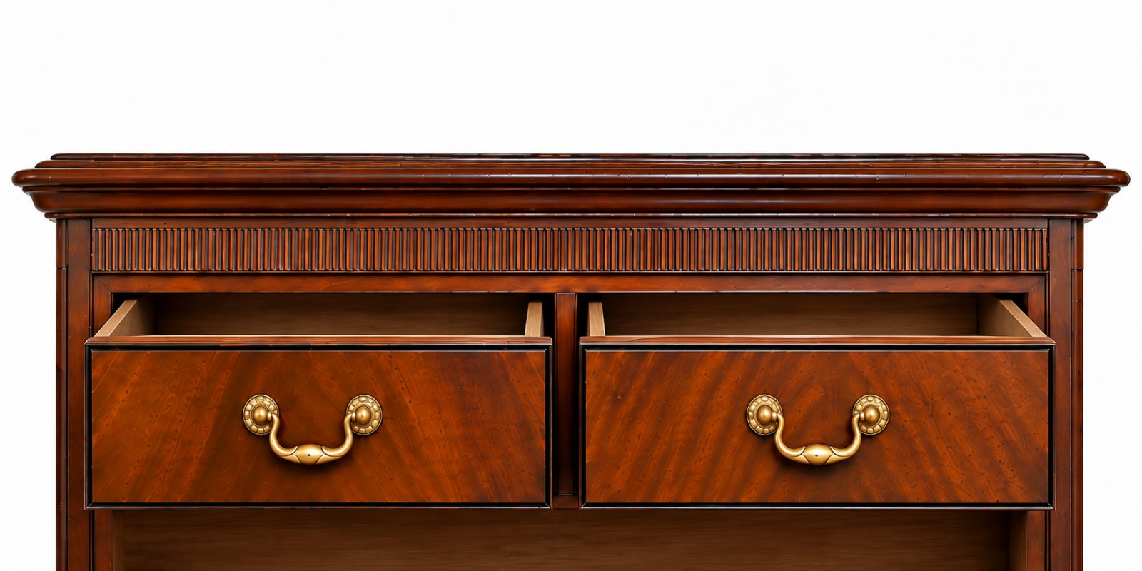 Vintage Drexel Chippendale-Style Seven-Drawer Tall Chest — view 8
