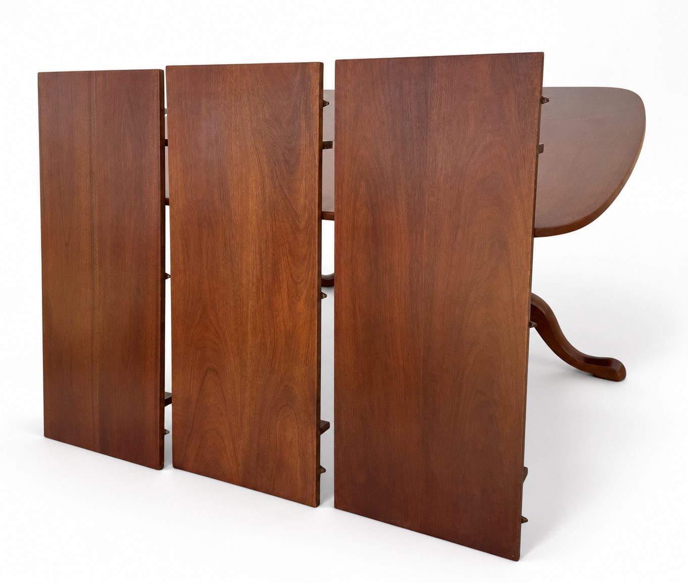 Kittinger Traditional Double Pedestal Dining Table with 3 Extension Leaves — view 6