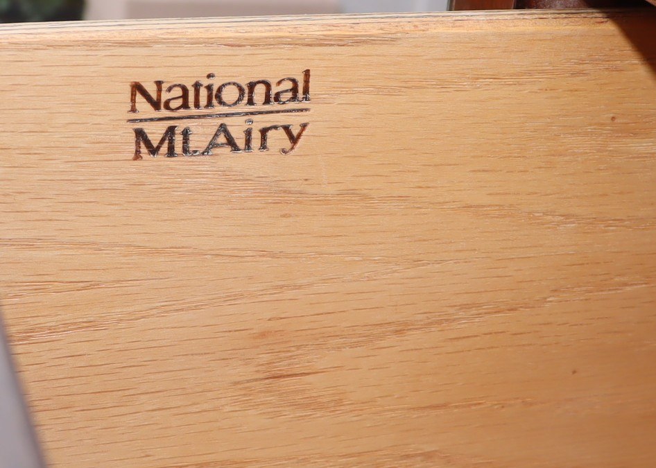National Mt. Airy Campaign-Style Tall Chest With Brass Hardware — view 13