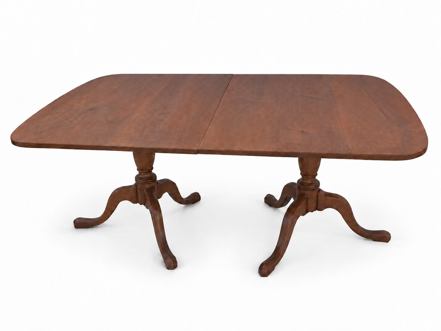 Kittinger Traditional Double Pedestal Dining Table with 3 Extension Leaves — view 5